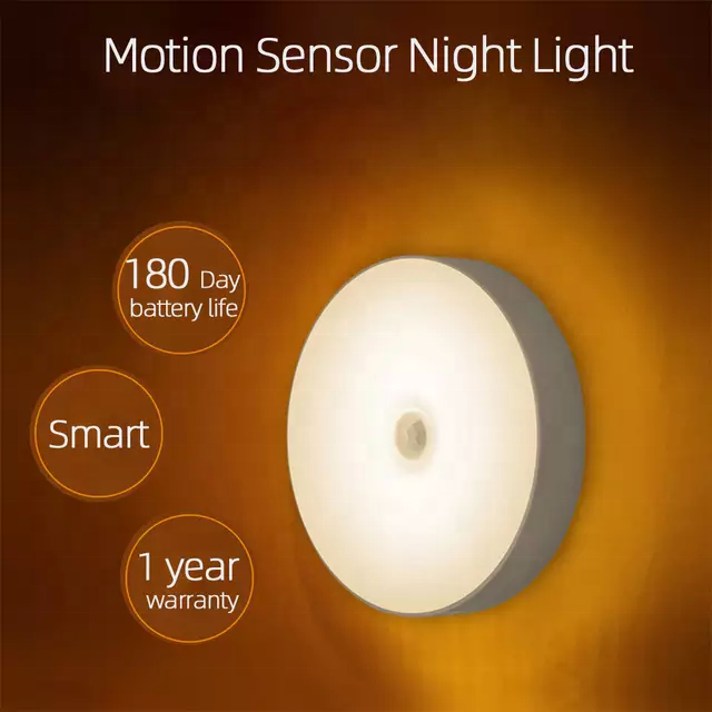 Super Bright Energy Saving Indoor Smart Portable Design White Home Living Room Led Night Light