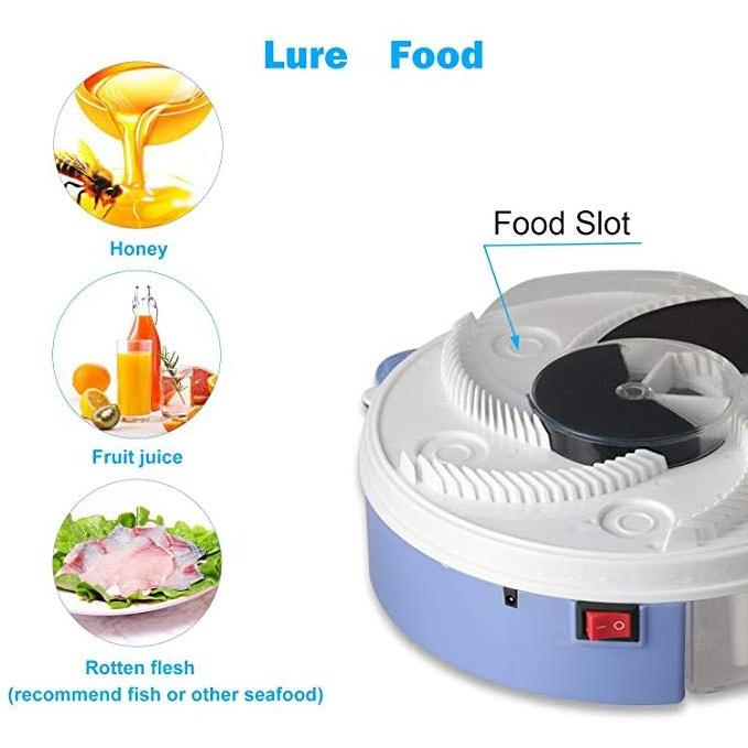 Summer Revolving High Quality Electric Effective Fly Trap Automatic Flycatcher Fruit Fly Trap