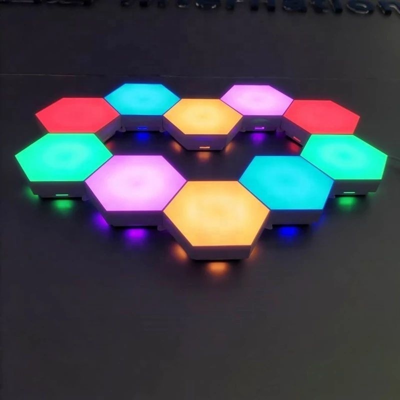 Usb Smart Hexagon Touch Sensitive Light Quantum Wall Lamp Home Decoration Night Light