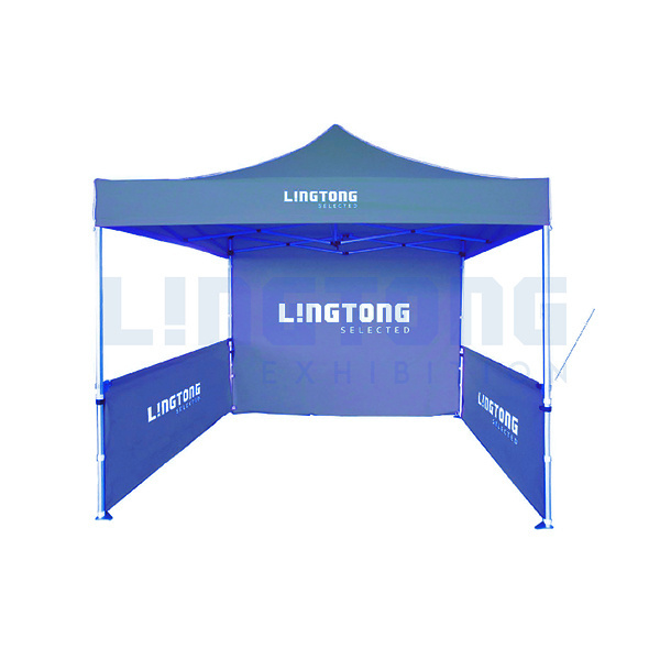 Aluminum Trade Show Tent Exhibition Event Marquee Gazebos Canopy Pop up Custom Printed Tents 3x3 Advertising Logo Outdoor Bag