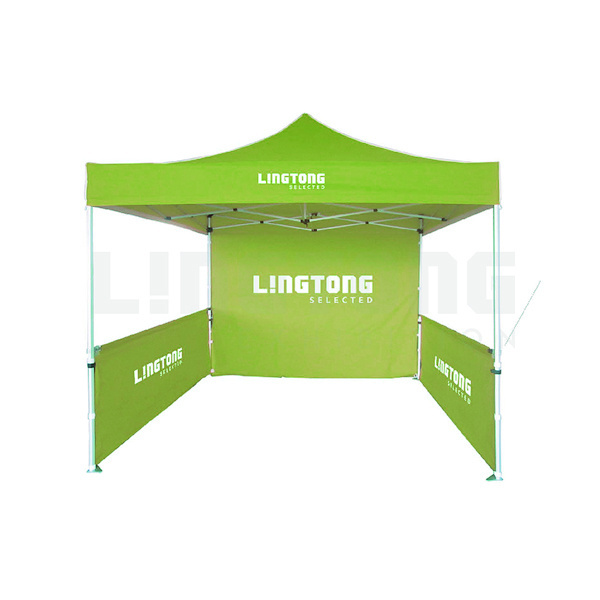 Aluminum Trade Show Tent Exhibition Event Marquee Gazebos Canopy Pop up Custom Printed Tents 3x3 Advertising Logo Outdoor Bag