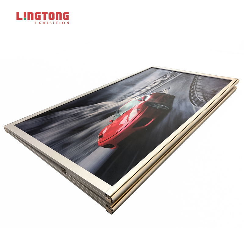 Stable Folding A Frame Sign Holder Poster Stands Aluminum Display Banner For Advertising And Exhibition Booth