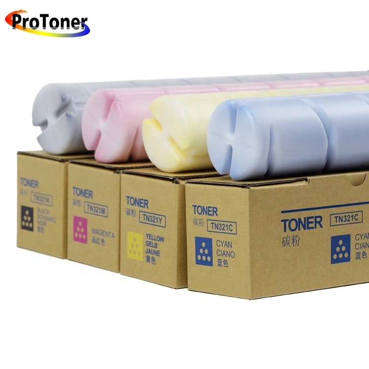 TN321 Compatible Color Toner Cartridge for Konica Minolta Bizhub C224 C284 C364 C7822 C7828 with high quality Copier Machine