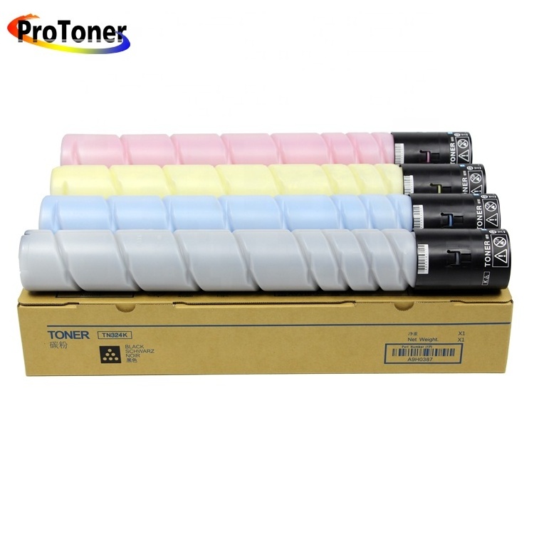 Protoner Hot Selling CompatibleToner cartridge TN324 for KONICA Minolta bizhub C225C258 C308 C368 Copier