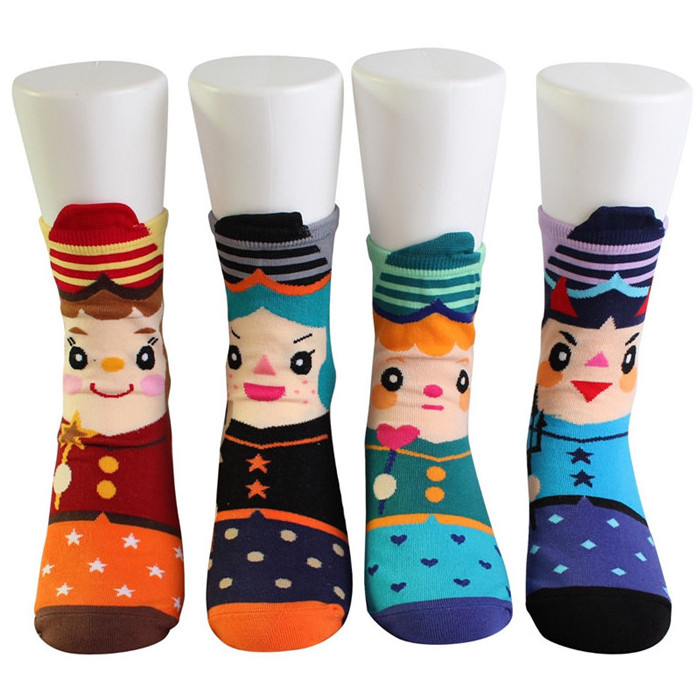 Fashion Princess Character Children Cute Socks, NEW funny  Girls big kids animal character SOCKS