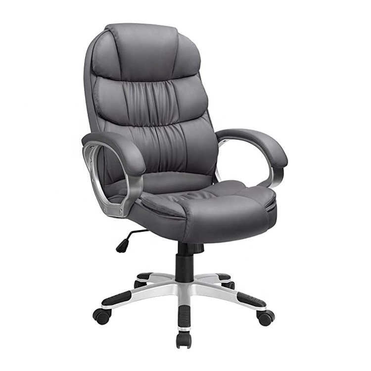 Free Sample PU Leather chaises de bureau sillas Swivel Revolving Guest Manager Office Chair