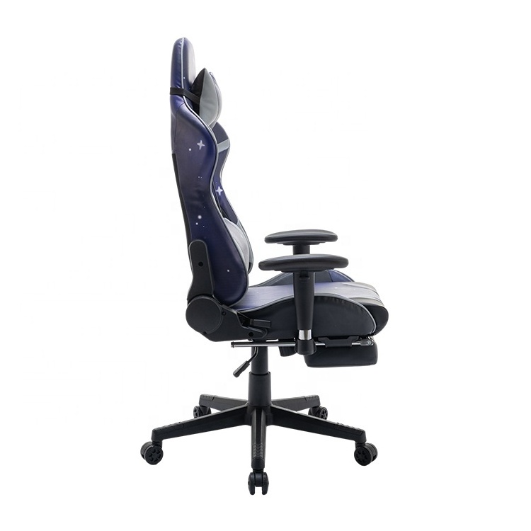 Newest PU Leather PC Chair Gaming Chair Professional Gamer Chair With Built-In Footrest