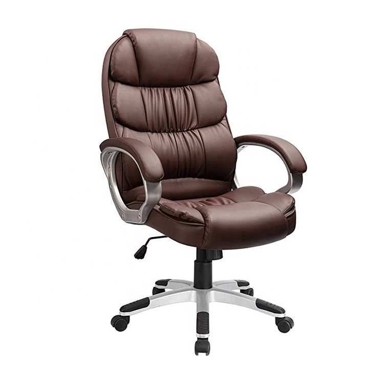 Free Sample PU Leather chaises de bureau sillas Swivel Revolving Guest Manager Office Chair