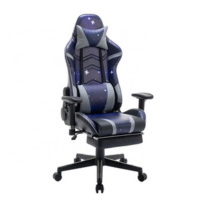 Newest PU Leather PC Chair Gaming Chair Professional Gamer Chair With Built-In Footrest