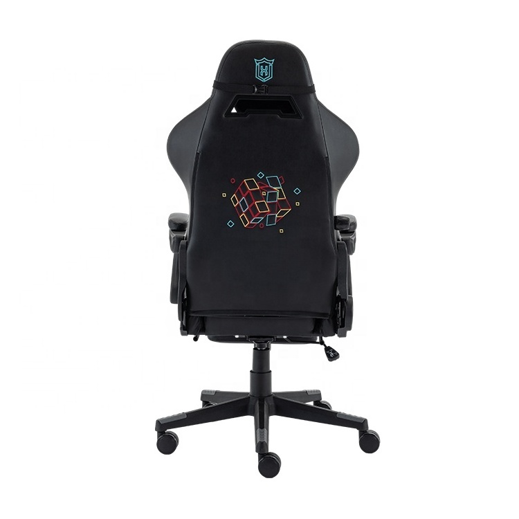 PU Leather PC Gamer Racing Chair Computer Chair With Footrest Gaming Office Chair