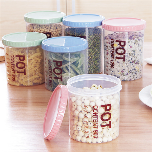 High Quality Factory Sale Plastic Kitchen Food Storage Containers Set Retain Fresheness BPA Free Refrigerator Storage