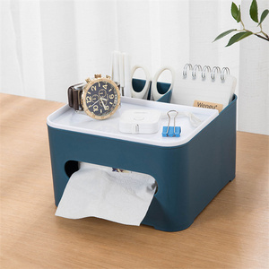 Cheap Square Facial Tissue Box Plastic Cosmetic Tissue Dispenser Plastic Tissue Box