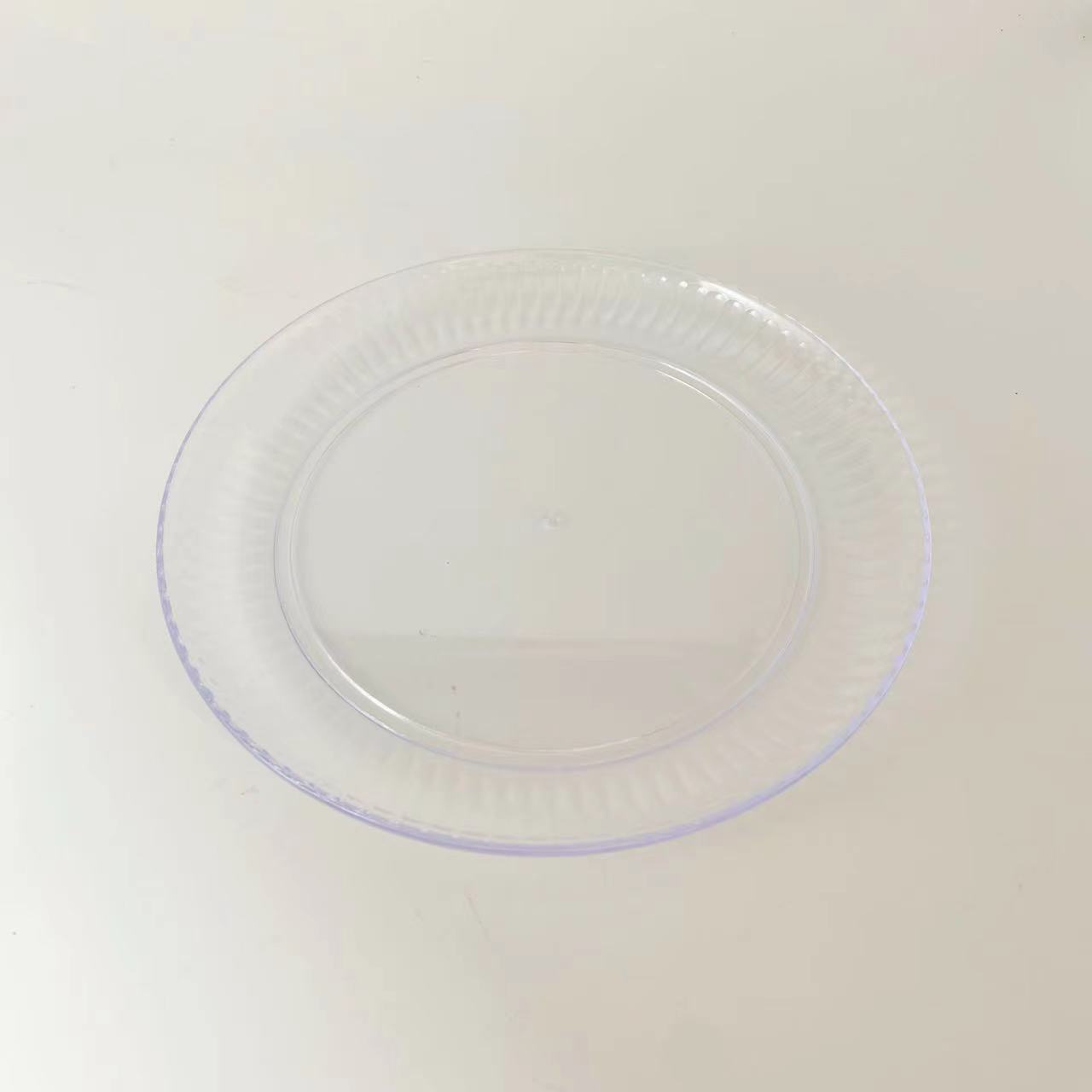 China Manufacture Food Grade Custom Branded Dinnerware Factory Price Low MOQ Plastic Plate For Home Using