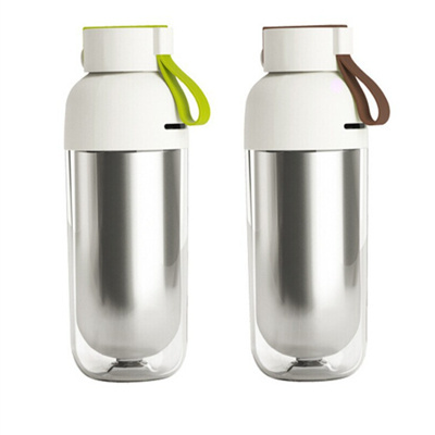 Low MOQ High Quality Free Samples Food Standard Double Wall Stainless Steel Kids Drinking Water Bottle With Rope