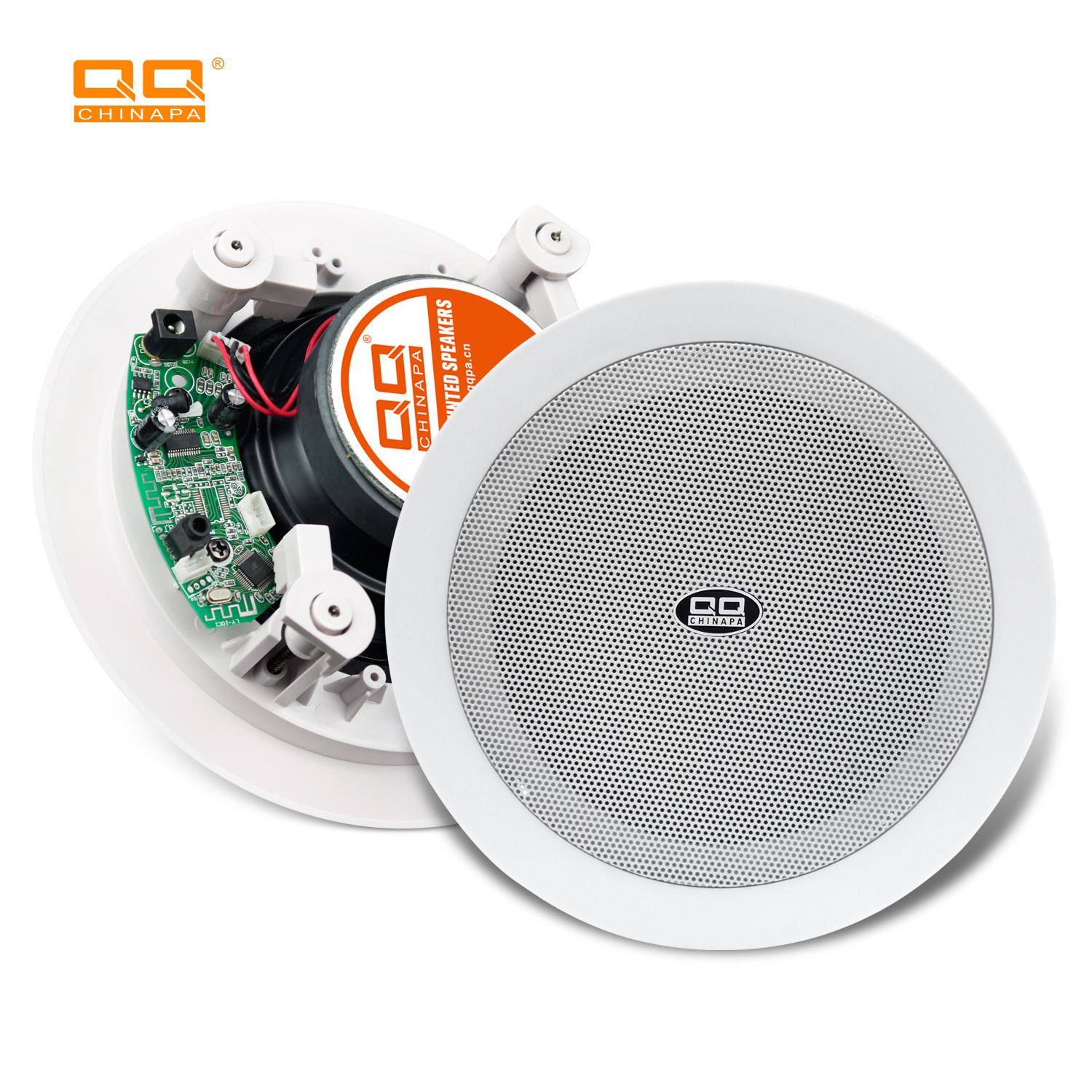 Ceiling Mount Speaker System Media Room Recessed Column Flush-mounted Wall Speaker Active Bluetooth Ceiling Speaker Box Plastic