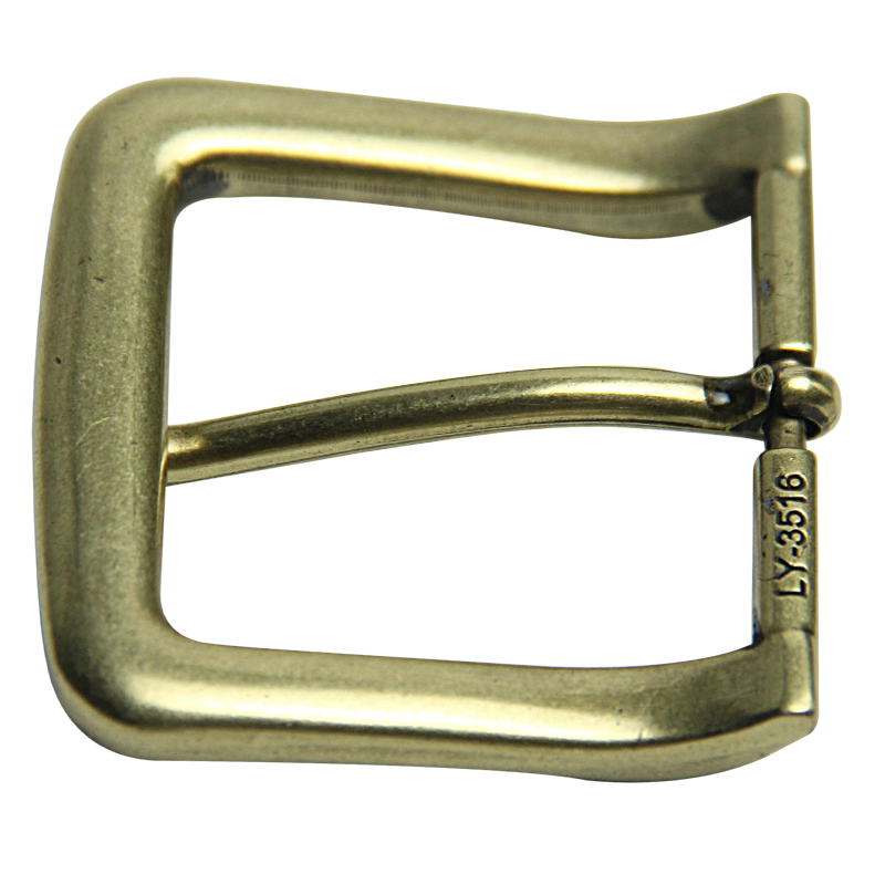 China supplier customized cheap blank solid brass 40mm pin belt buckles wholesale