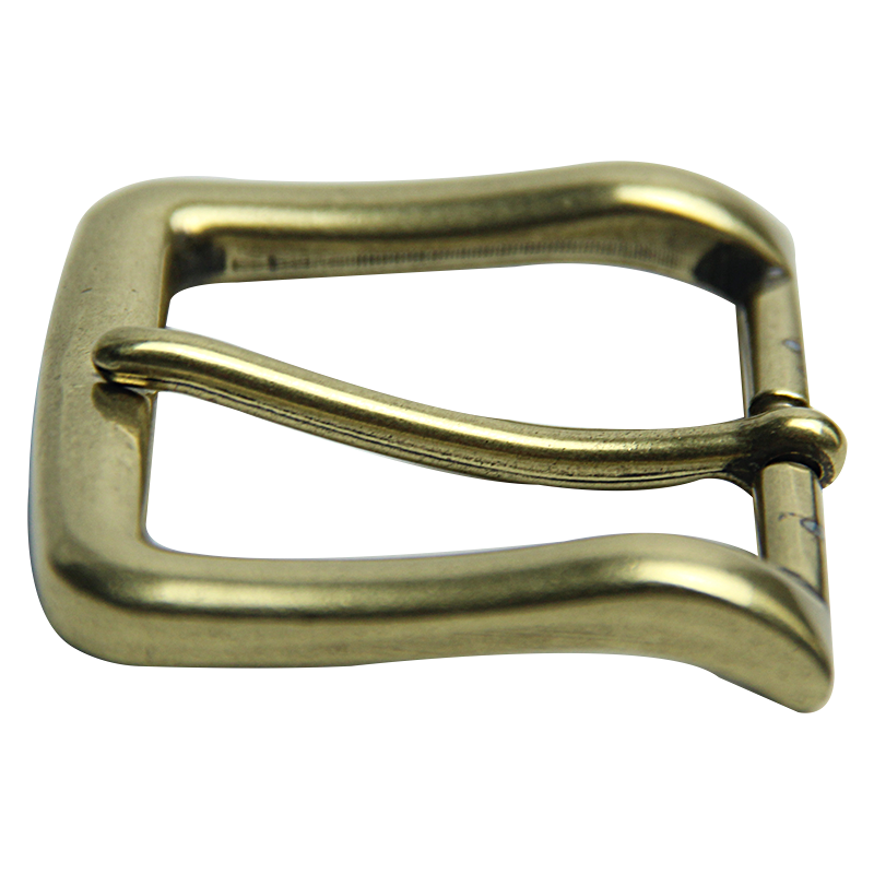 China supplier customized cheap blank solid brass 40mm pin belt buckles wholesale