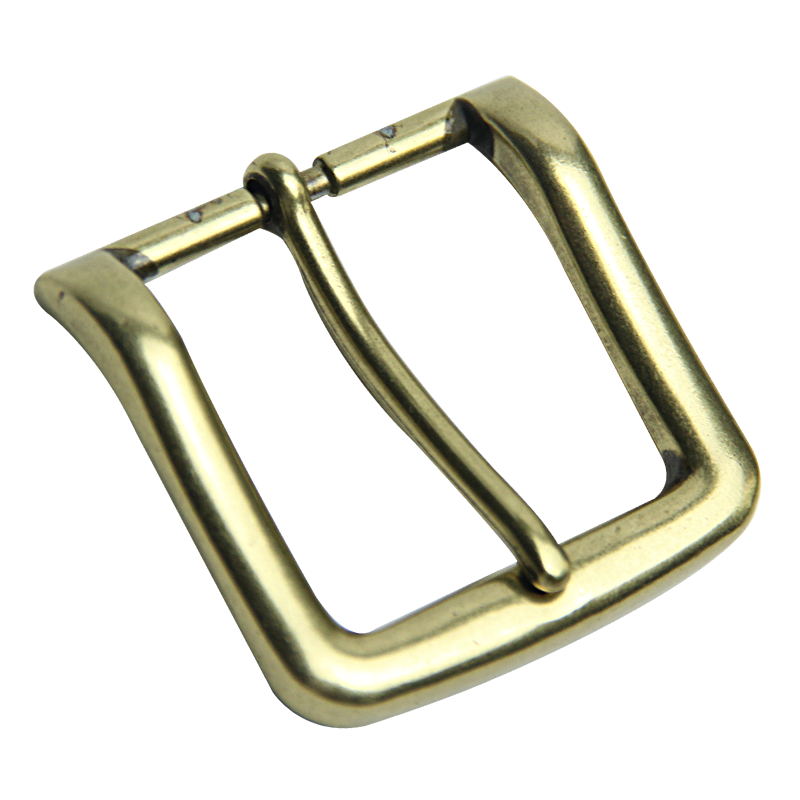 China supplier customized cheap blank solid brass 40mm pin belt buckles wholesale