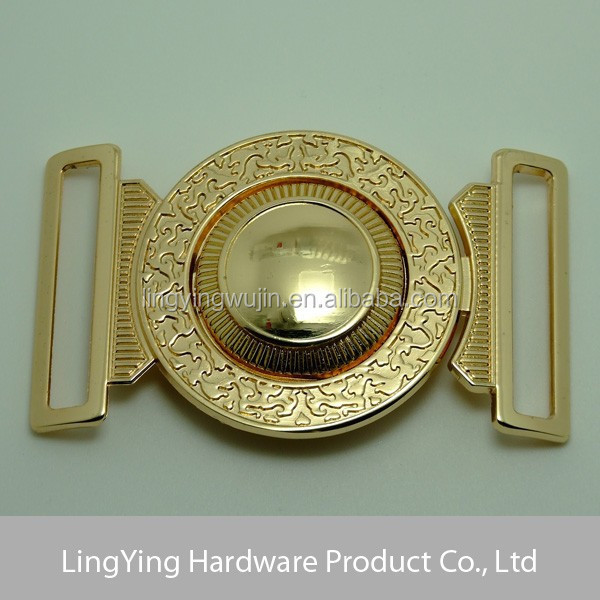 Latest Design Made in China Shishi LINGYING Central Circular Hole Clamp Belt Buckle