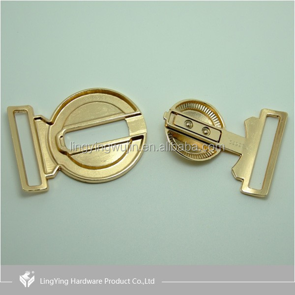 Latest Design Made in China Shishi LINGYING Central Circular Hole Clamp Belt Buckle