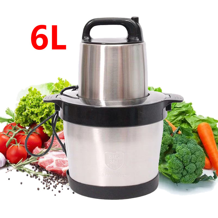 Factory Price 6L Yam Pounder Machine 6L Fufu Pounding Blender Meat Chopper Electric Meat Grinder For Household