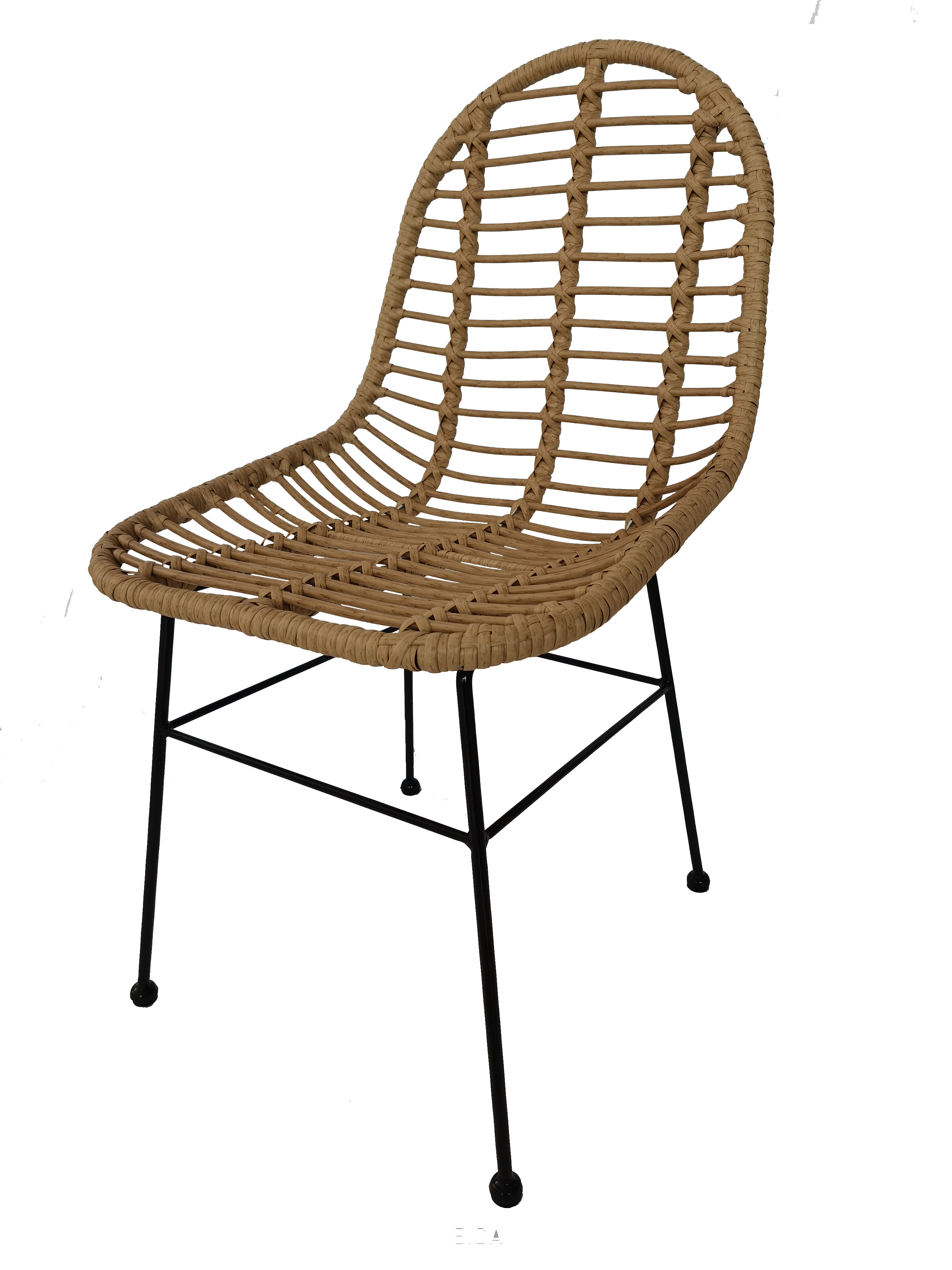 Customized Indoor Outdoor Gazebo Patio Rattan Wicker Hanging Egg Swing Chair With Metal Stand