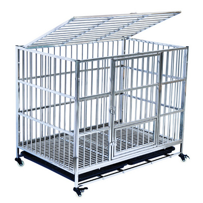 Portable heavy duty galvanized dog crate foldable dog cage