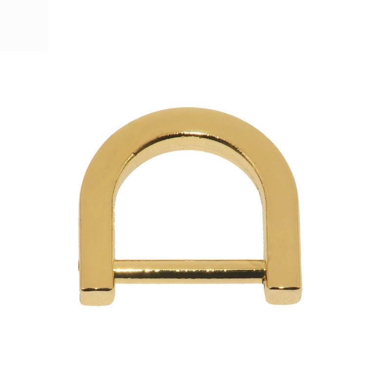 China Factory Customized Logo D-rings Zinc Alloy D Metal Rings Hardware For Handbag Accessories DIY Leather Craft