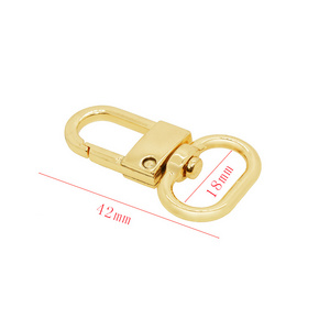 Wholesale Zinc Alloy Key Chain Door Lock Pets Cage Hook Belt Clip Dog Leash Hooks Webbing Leash Pet Collar Leash Rotation Clip