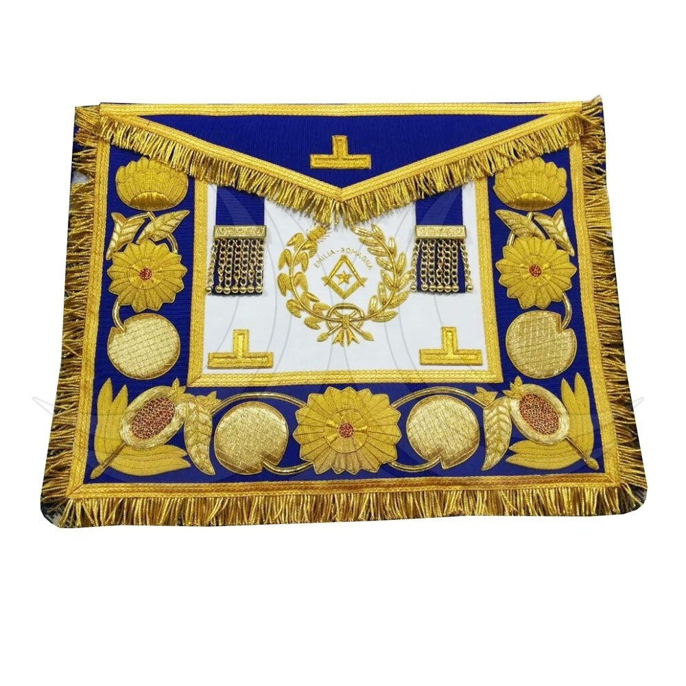 Wholesale high quality collectible masonic regalia apron