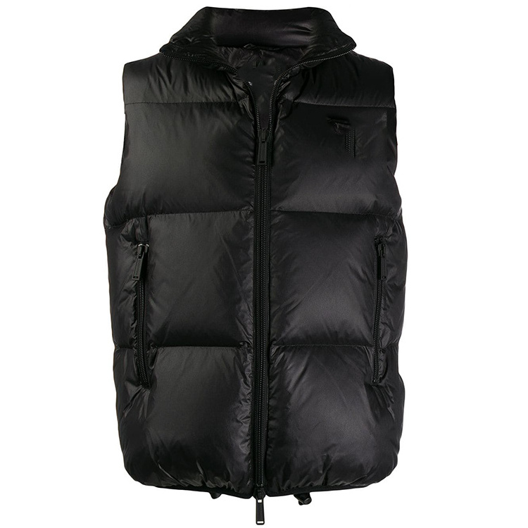 Custom Men Latest Fashion Sleeveless Winter Mens Padded Utility Puffer Vest