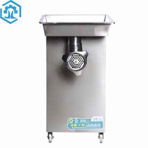 Commercial automatic high capacity frozen meat grinder