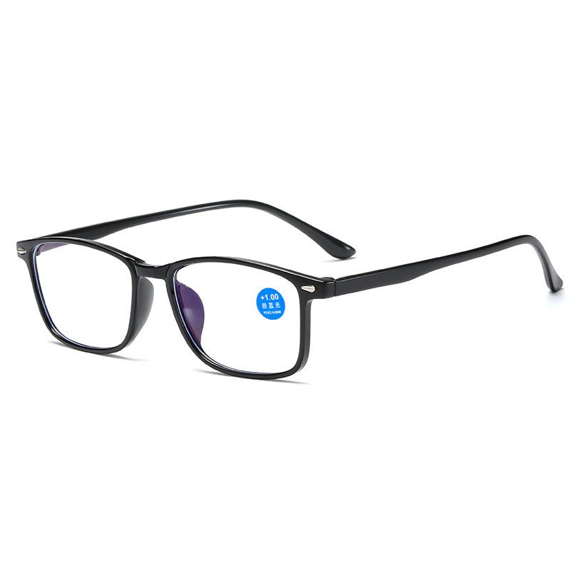 Fashion Cheap Eyewear Retro Plastic Anti Blue Light Optical Eyeglasses Frame Square Reading Glasses