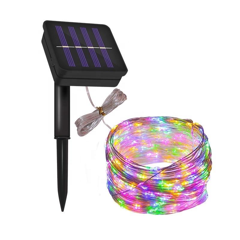 Solar Powered Fairy Lights Outdoor Copper Wire Decoration Christmas Lights Waterproof for Garden Yard Camping Patio Tree Party