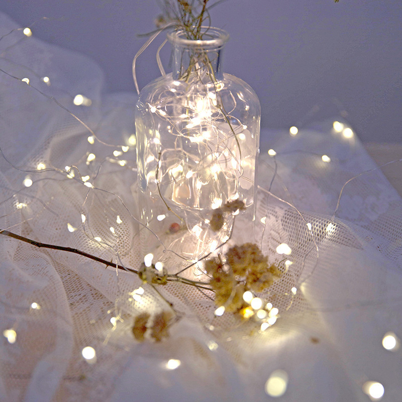 Fairy Lights Battery Operated IP67 Waterproof Mini String Light for Home Garden Wedding Party Christmas Bedroom Wall Decorations