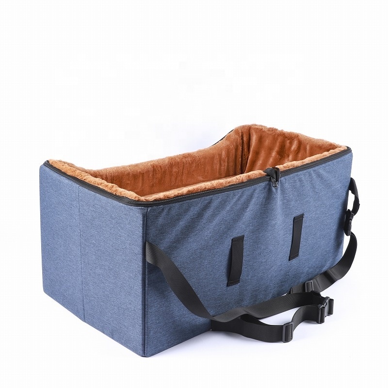 Luxury Dog Travel bed Customized Pet Carrier Portable Dog Car Seat Custom Logo Cat Puppy Bag Dog Car Seat