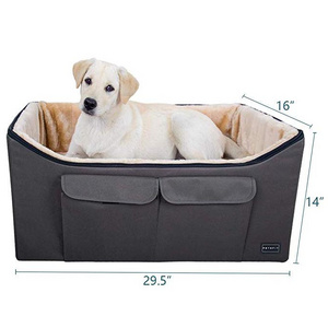 Portable Cat Dog Bed Travel Central Control Car Safety Pet Seat Transport Pet Carrier Protector for Dog Cat