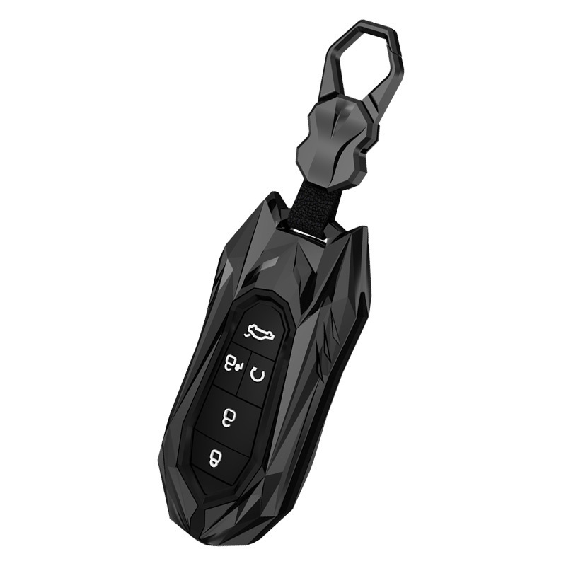 Metal Silica Gel Car Remote Key Case Cover Fob For GAC New Energy Trumpchi GA6 GM6 Aion S V Y LX GS7 GS8 GS5 GM8 Accessories