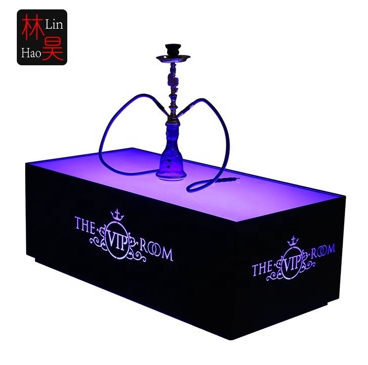 Cool bar furniture/ nightclub/ KTV/ night club/led cube table wholesale hookah lounge furniture