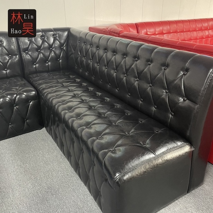 Night Club Furniture Sofa Seating, U Shape L shape Nightclub Bar Sofa