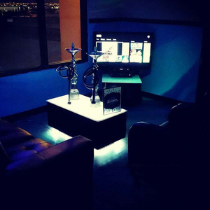 Led hookah lounge furniture, shisha hookah table