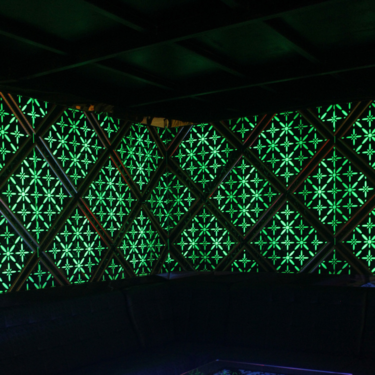 Wall coating panel/ Light up glass wall decoration