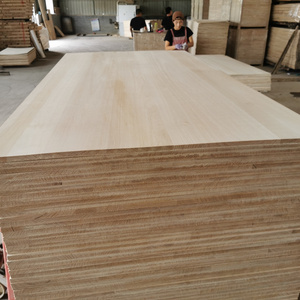 Paulownia Edge Glued Boards White Pine Wood Panels Solid Wood Timber Finger Joint Board