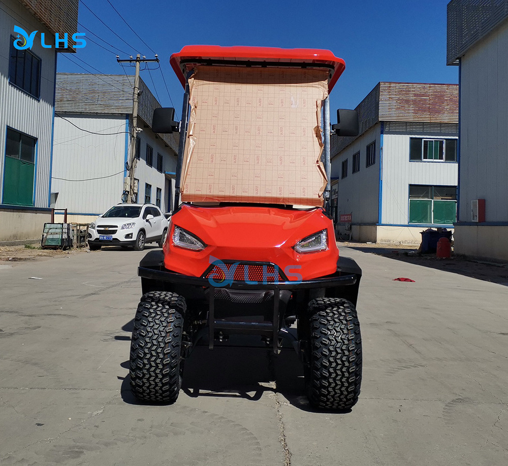 Utility luxury off road 4 seater electric golf car cheap price airport electric shuttle golf cart motor golf buggy with bumper