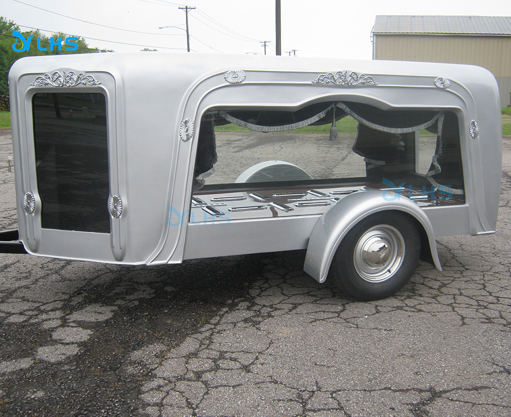 Victorian Roayl Hearse Carriage manufacturer Horse Drawn Grey Coffin Carriage Wagon Best Price Funeral Hearse for sale