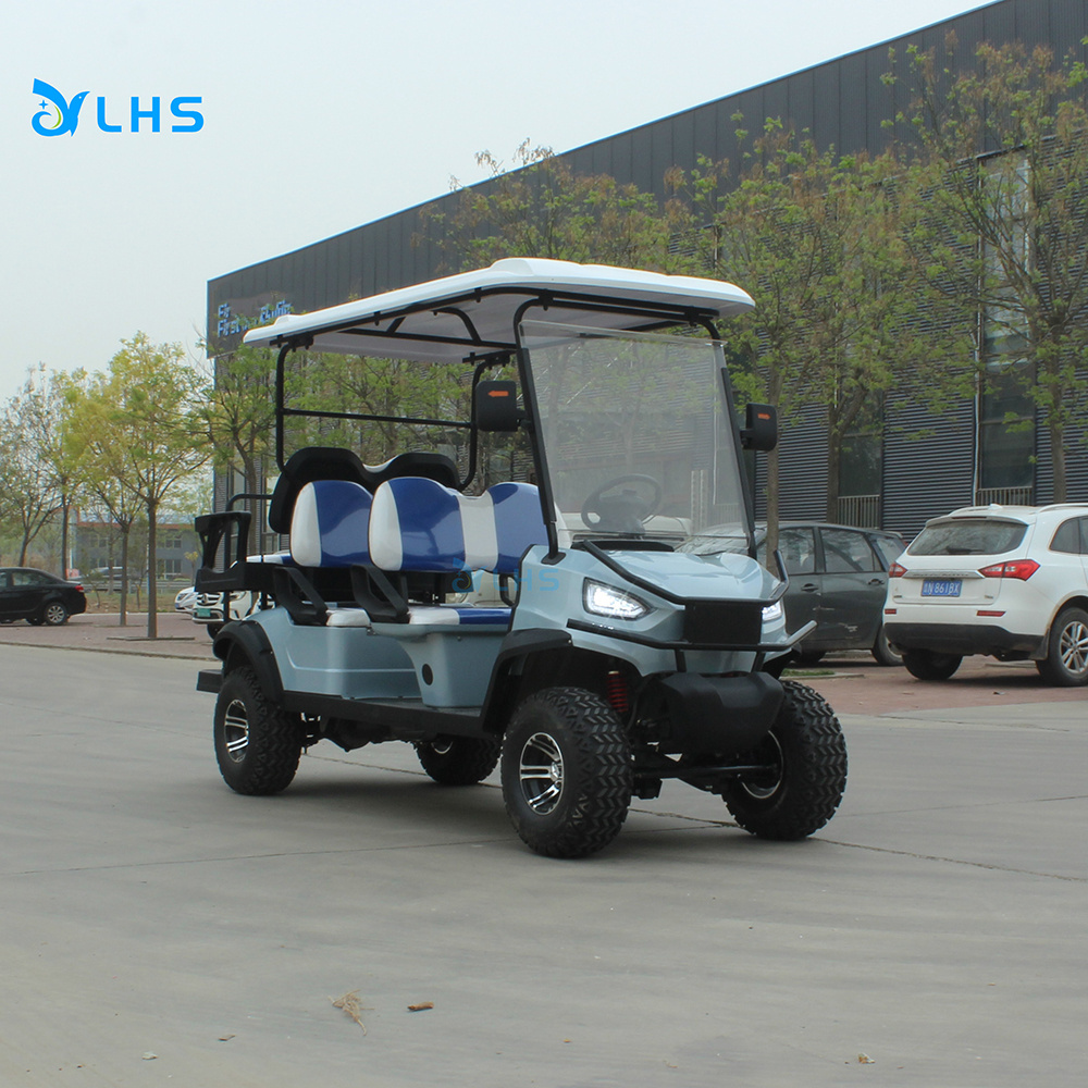 Custom 14 inch tire 3.5KW 60V electric off road golf car 4*4 buggy golf hunting cart 6 seater electric golf cart for sale