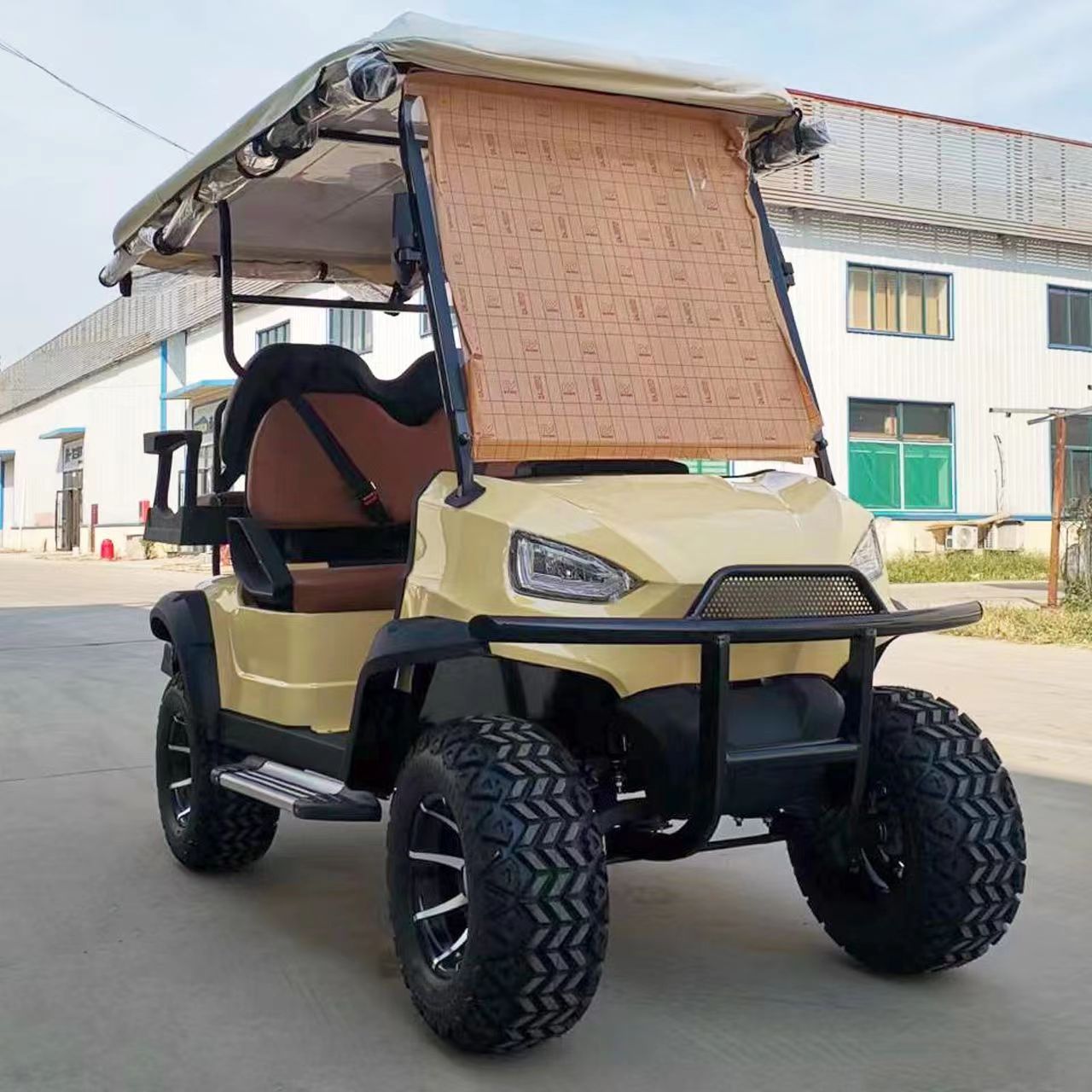 Discount price gasoline golf buggy car new style electric golf cart new energy club car for golf course