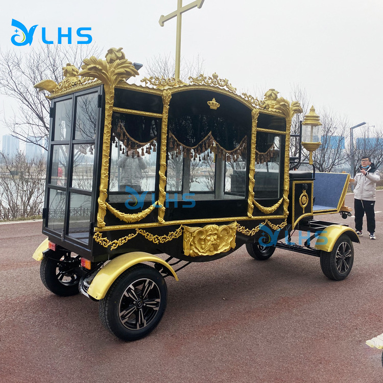 Factory direct sale customized electric classic car hearse/Top horse hearse manufacturer /Royal horse carriage for sale