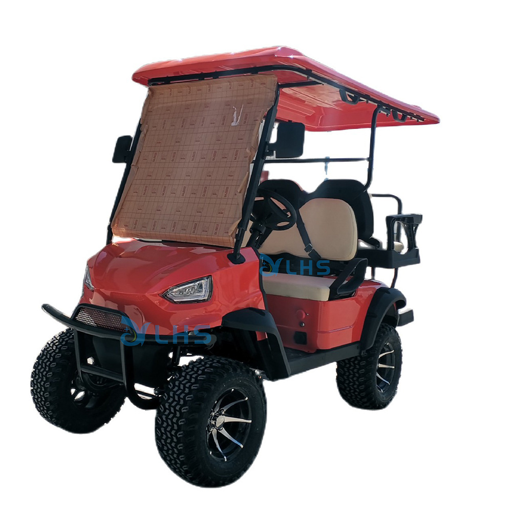 Utility luxury off road 4 seater electric golf car cheap price airport electric shuttle golf cart motor golf buggy with bumper