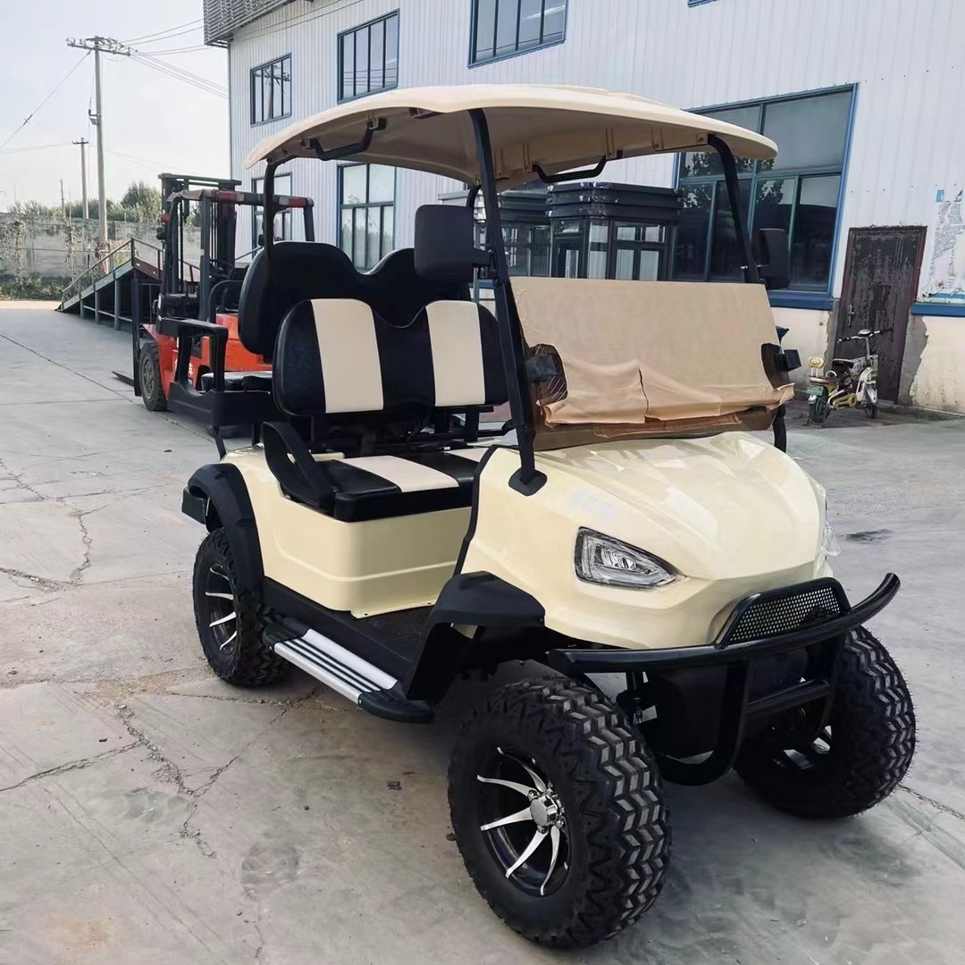 Discount price gasoline golf buggy car new style electric golf cart new energy club car for golf course